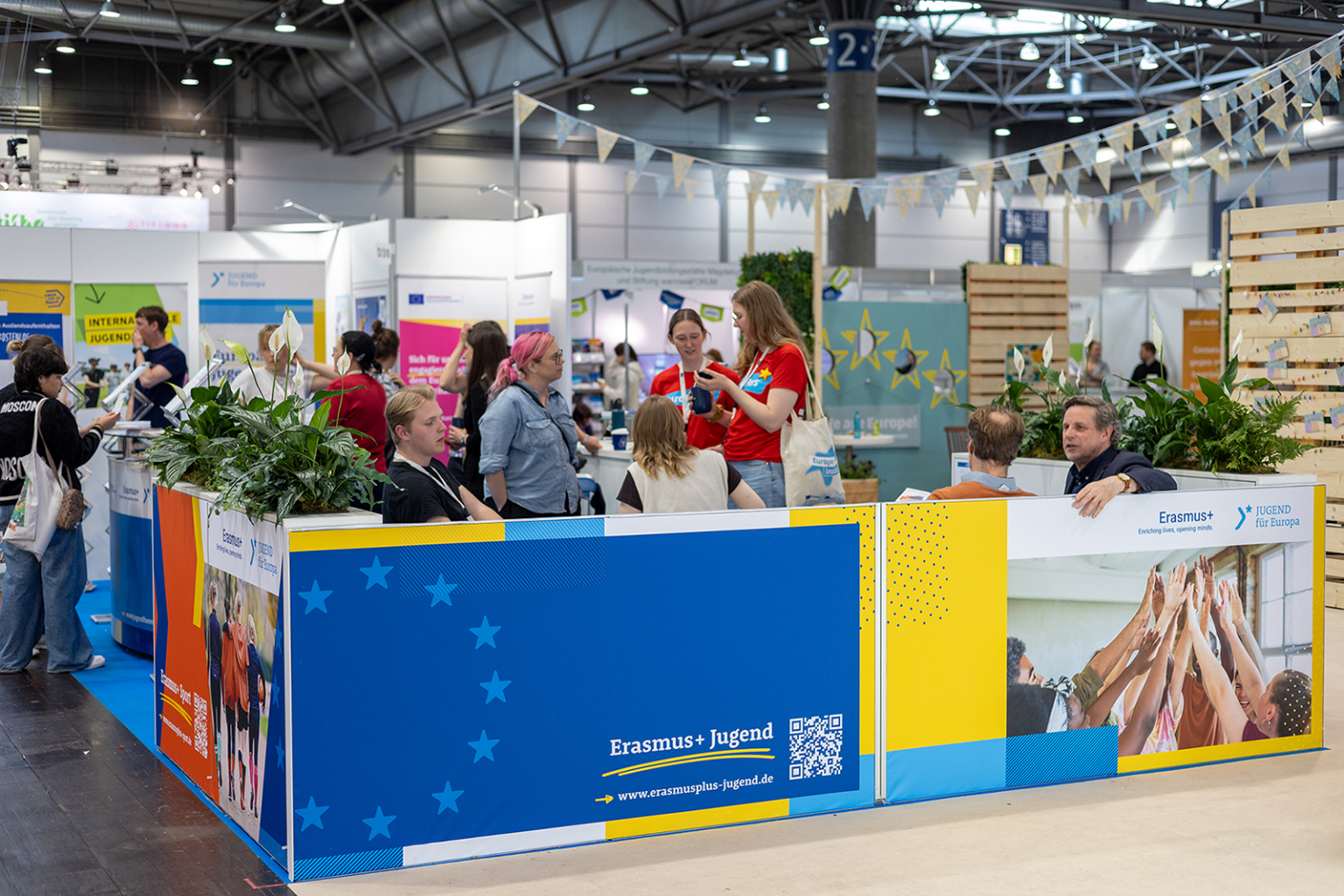Jugend für Europa Messestand