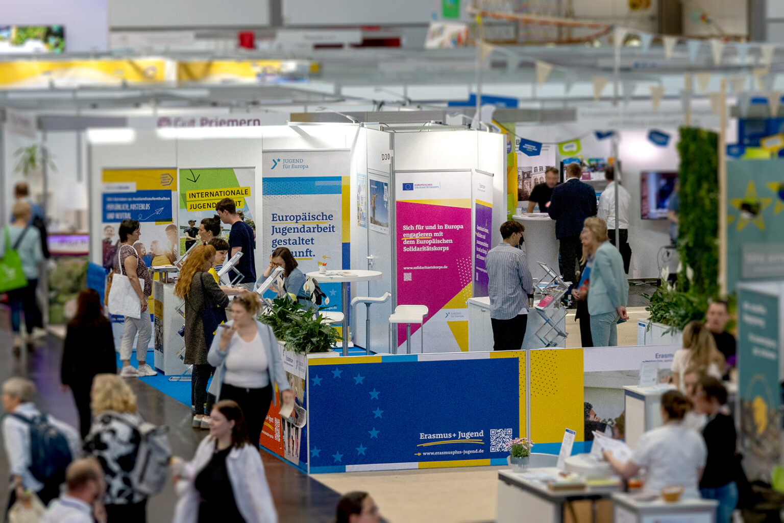 Jugend für Europa Messestand