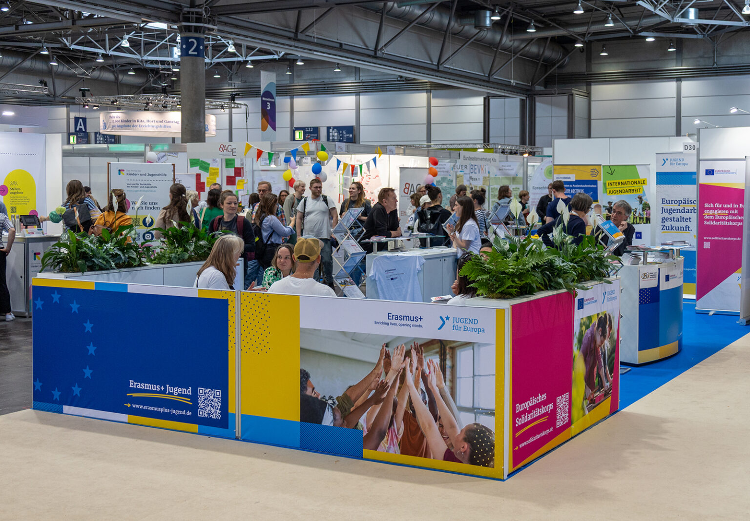 Jugend für Europa Messestand