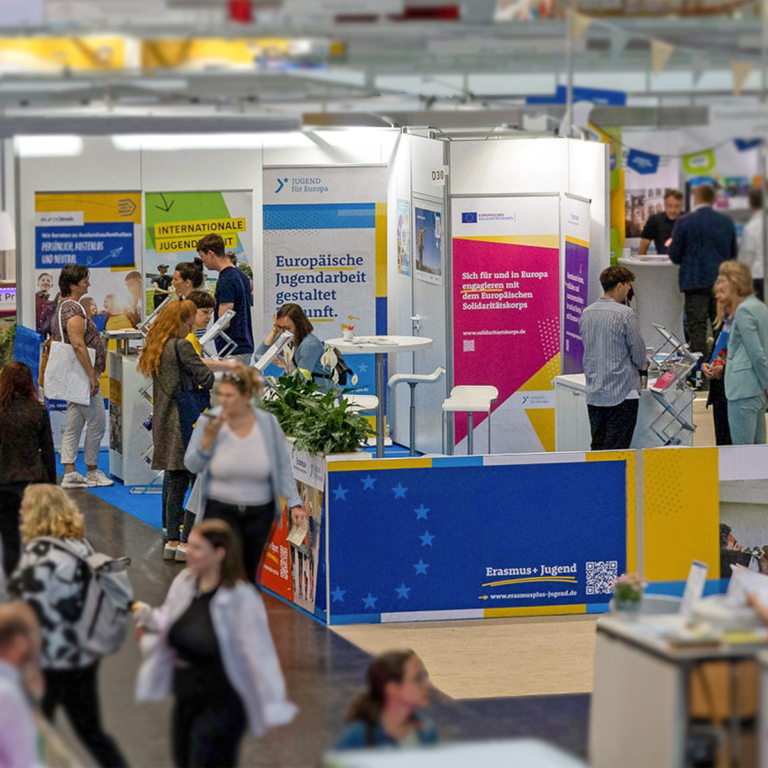 Jugend für Europa Messestand