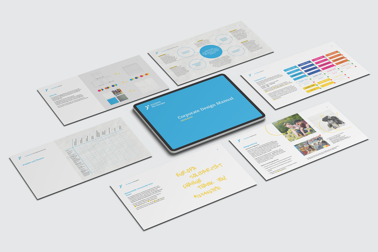 Jugend für Europa Corporate Design Manual