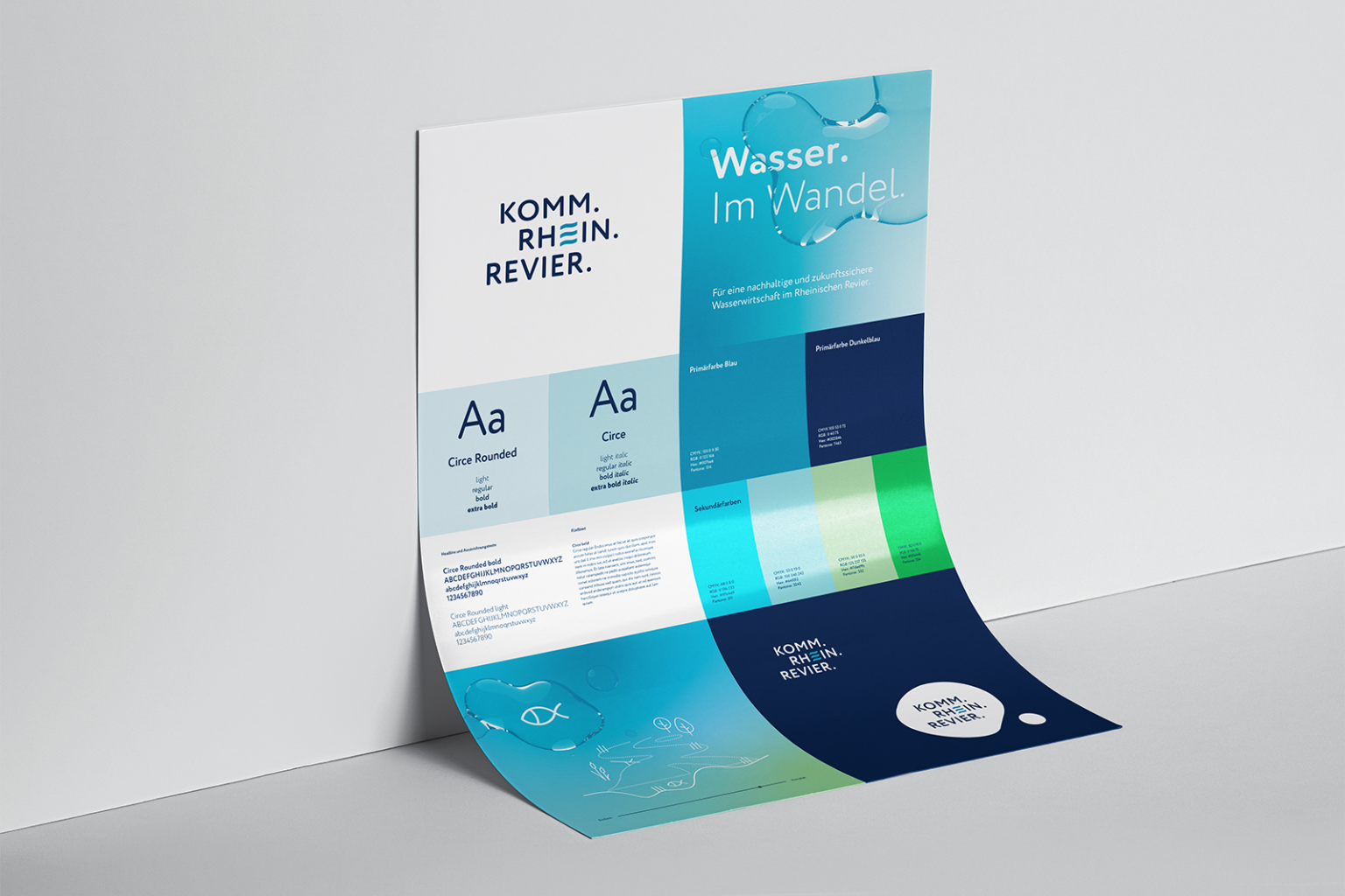 Erftverband Kampagne Wasser im Wandel Brand Design