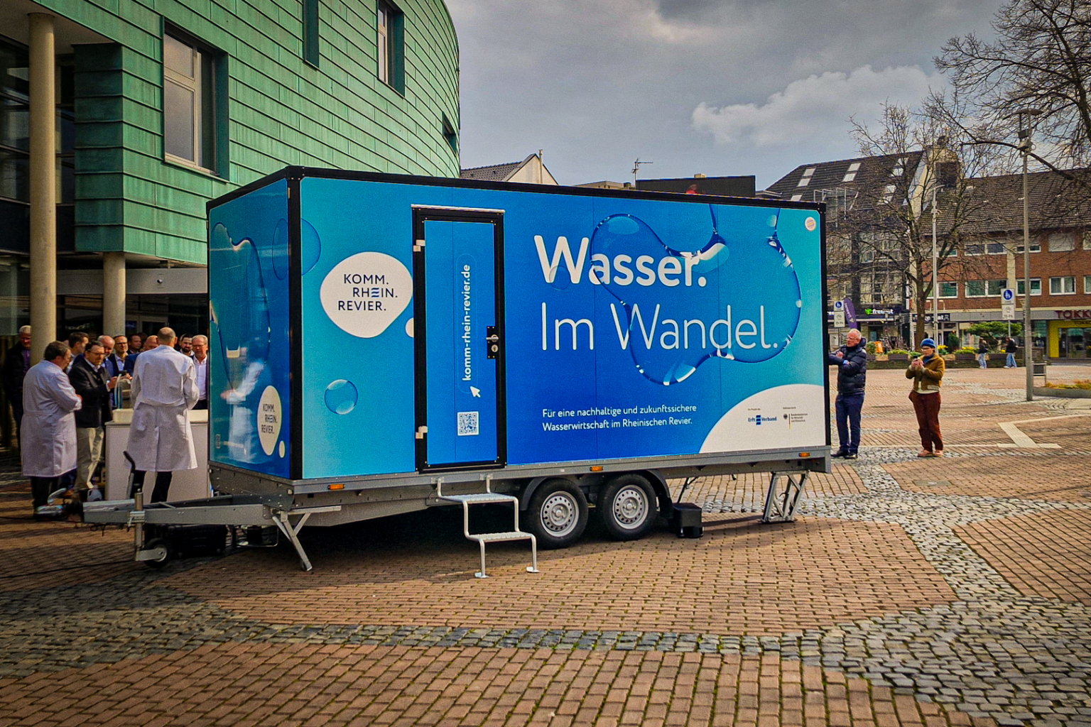 Erftverband Kampagne Wasser im Wandel Infomobil