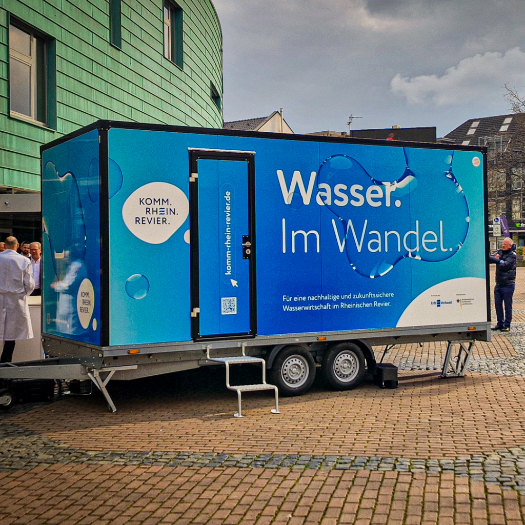 Erftverband Kampagne Wasser im Wandel Infomobil