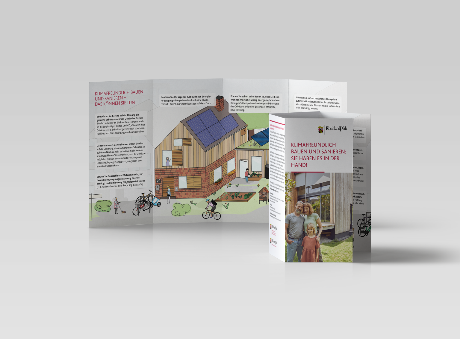 Klimabündnis Bauen in Rheinland-Pfalz - Flyer